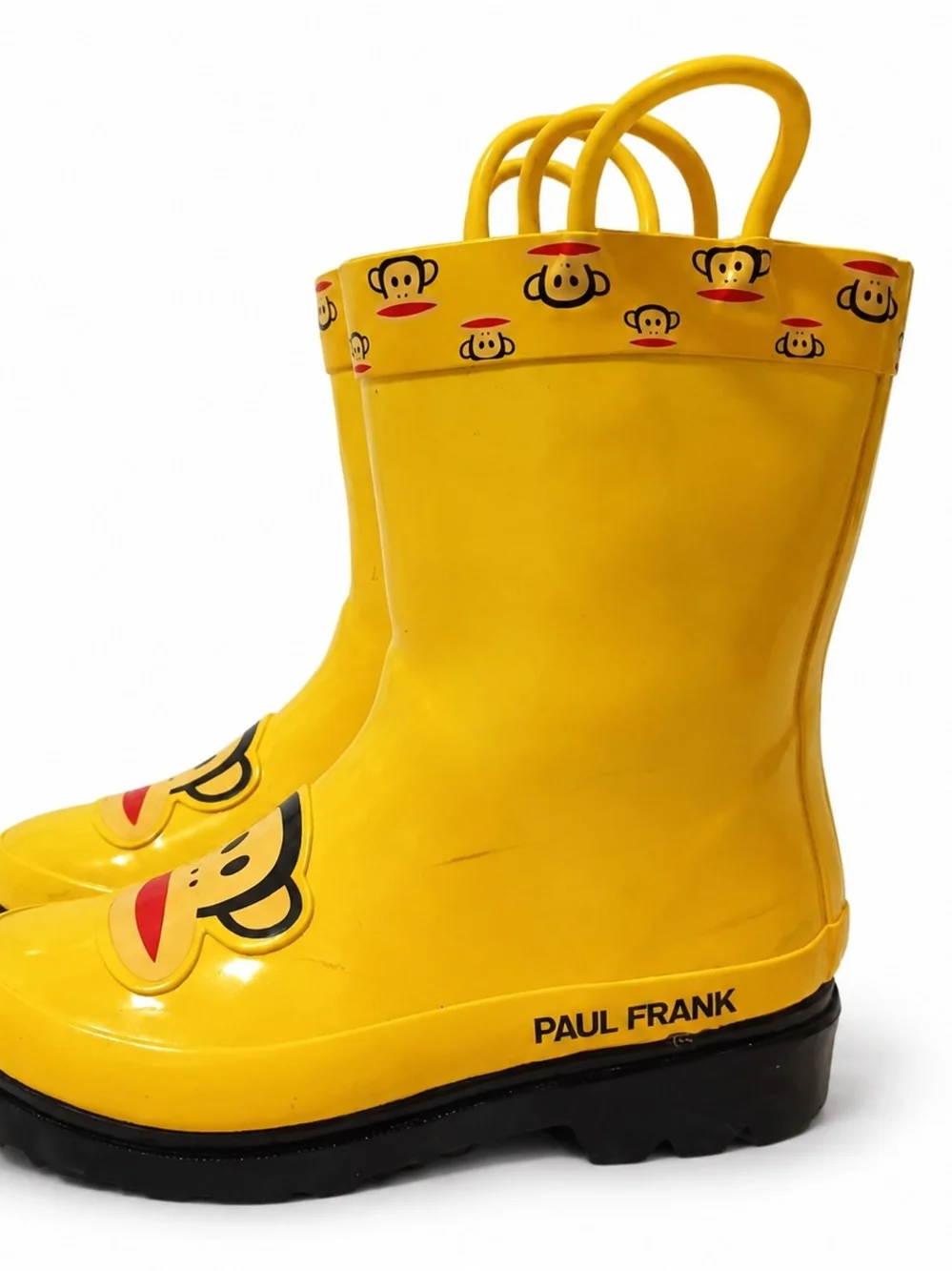 Paul Frank Yellow Julius Monkey Rain Boots - Childrens 7.5